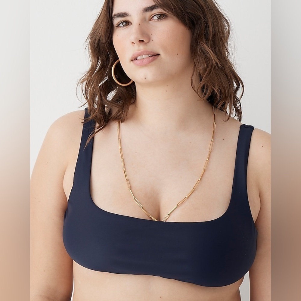 J Crew Squareneck bikini top BC127